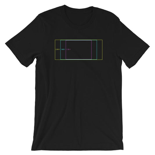 Production Apparel T-Shirts Aspect Ratios Black / XS